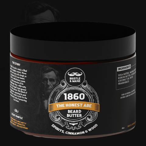 1860: The Honest Abe Beard Butter - Scented with Warm Spirits, Sweet Spices & Aged Wood