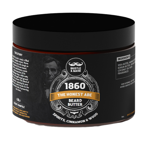 1860: The Honest Abe Beard Oil - Warm Spirits, Sweet Spices & Aged Wood image