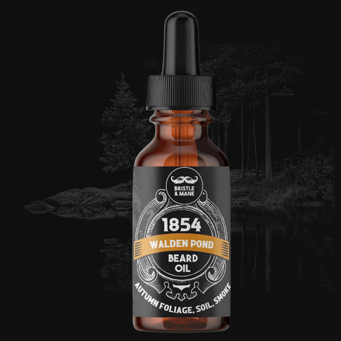 1854: Walden Pond Beard Oil - Autumn Foliage, Soil, Smoke