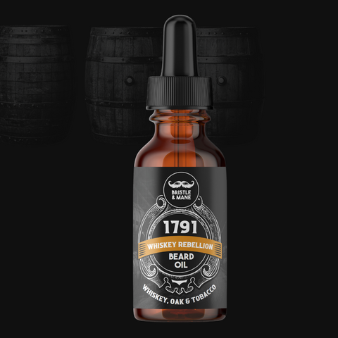 1791: Whiskey Rebellion Beard Oil - Whiskey, Oak & Tobacco